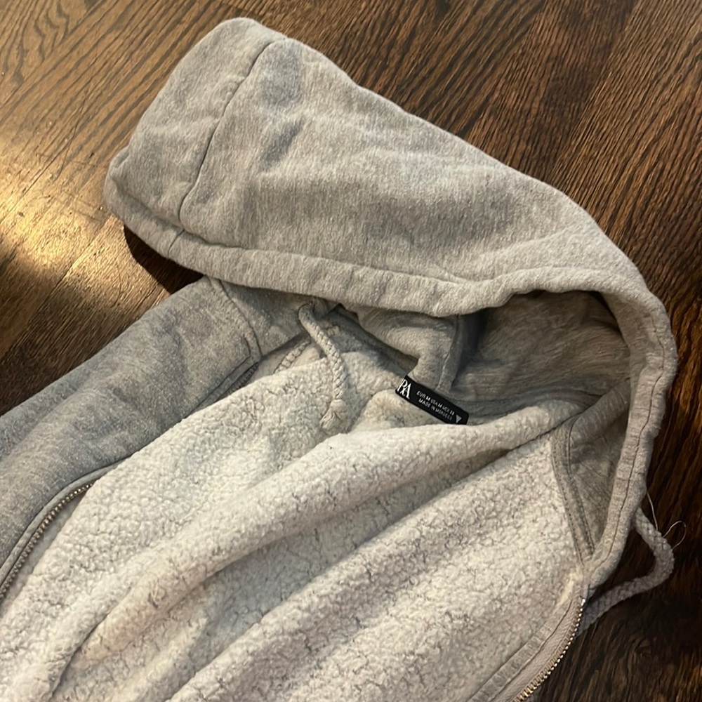 Grey Zara zip up